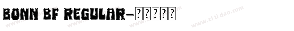 Bonn BF Regular字体转换